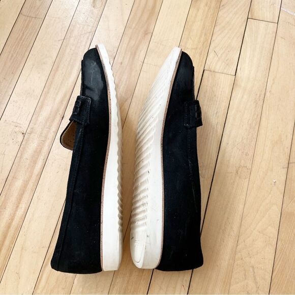 LifeStride Velocity ZaZa Black Suede Slip On Loafer Shoes - Picture 11 of 12